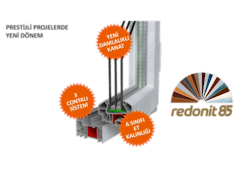 Redonit 85 PVC Pencere Serisi